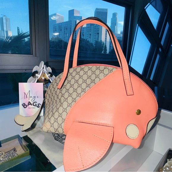 Gucci: Whale Animal Novelty Zoo Tote Bag - Picture 3 of 16